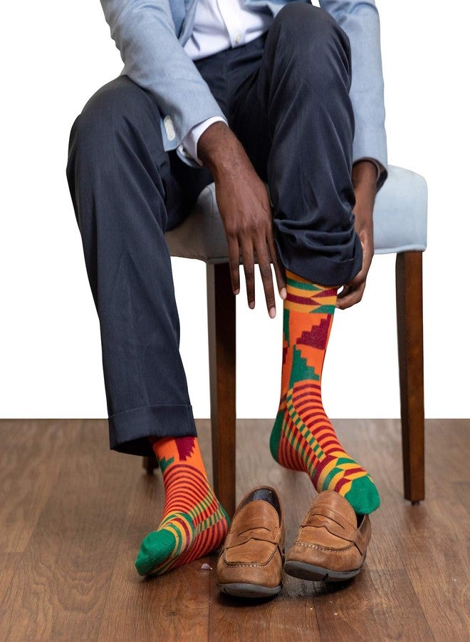 ADVANSYNC Premium Kente Cloth Socks (9-12, 3 Pack Bundle No 1) - Image 2
